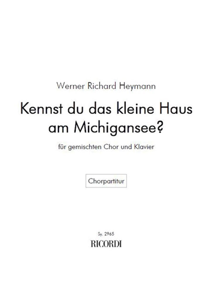 Kennst du das kleine Haus am Michigan-See